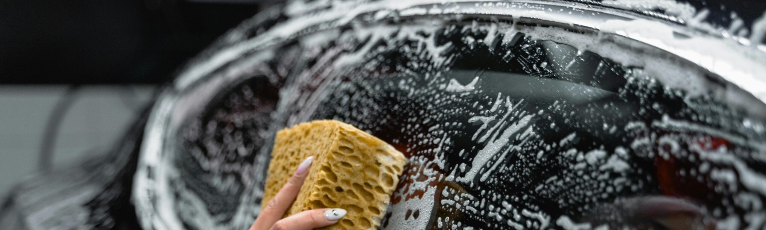 Shiny car at Sparkle Car Wash